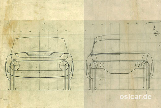 OSI 1200 Coupe, disegno Giovanni Michelotti, 1964